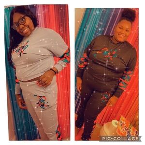 TWO PIECE PINK SWEATSUIT